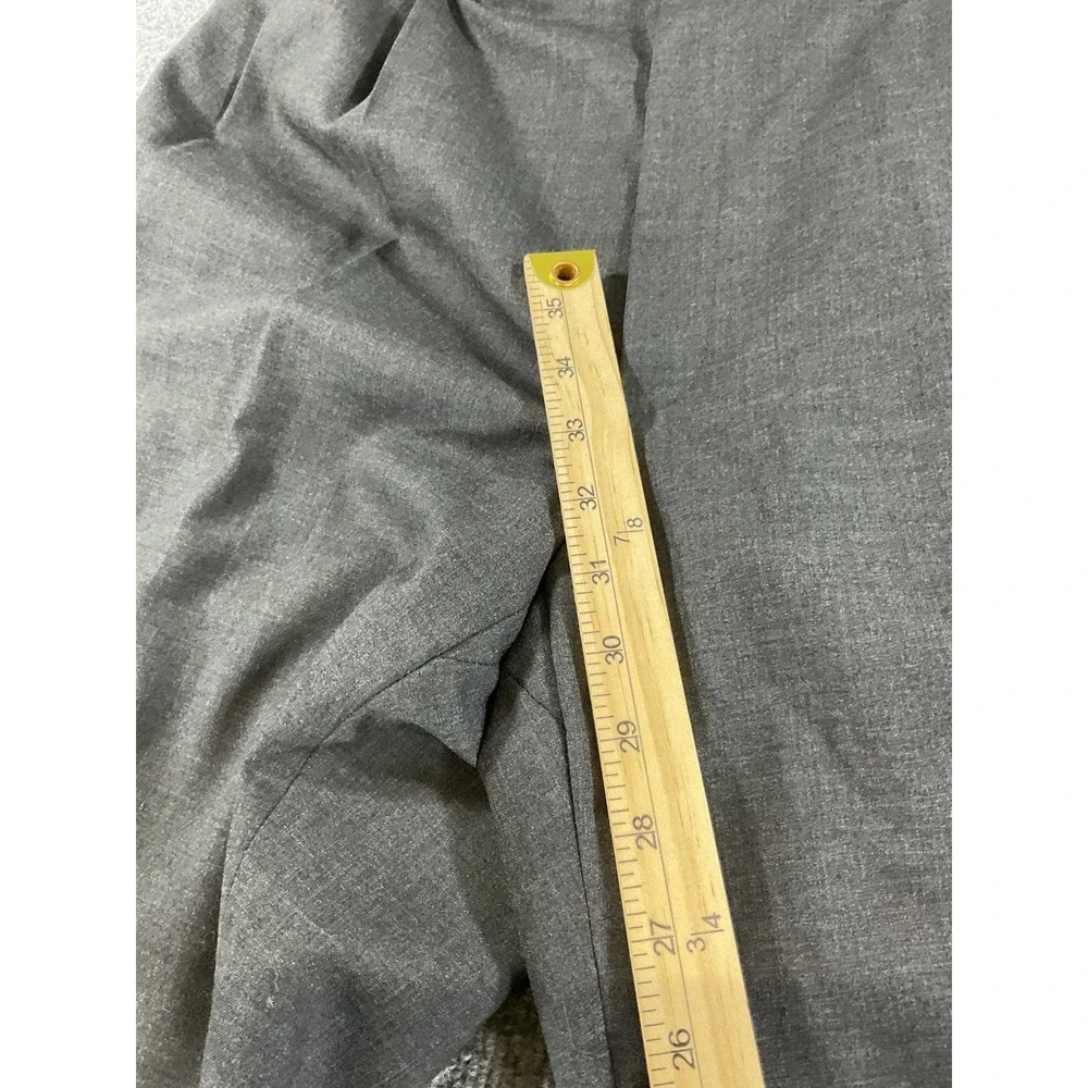 Lauren Ralph Lauren Wool Dress Pants 38x32 Gray Pleated Mens 100% Wool Classic F